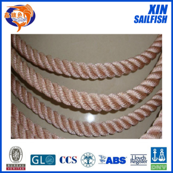 3 strand good quality pp multifilament rope 32mm pp rope