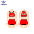 Khatiso ea Setso ea Cheerleading Jersey Sets Suit