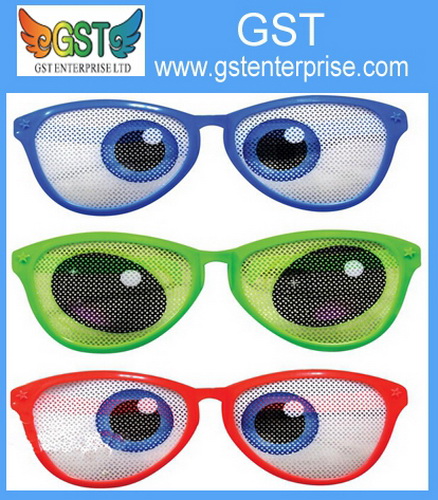 Funny Big Colorful Eye Sunglasses