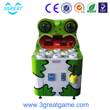 Hitting frog game type hammer game machine for sale