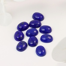 Natural Lapis Lazuli Egg Shaped Plain Bare Stone