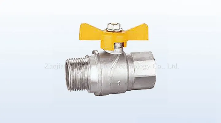 1/2''-1''inch Butterfly Handle Thread Brass Forged Ball Valve