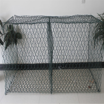 Rust proof galfan coated weaved gabion boxes