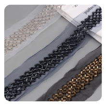 Sequin Embroidery Garment and Bag Accessories for Weddings