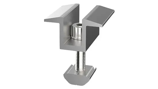 Aluminum 6005 T5 Solar Bracket for Flat Roof Mounting