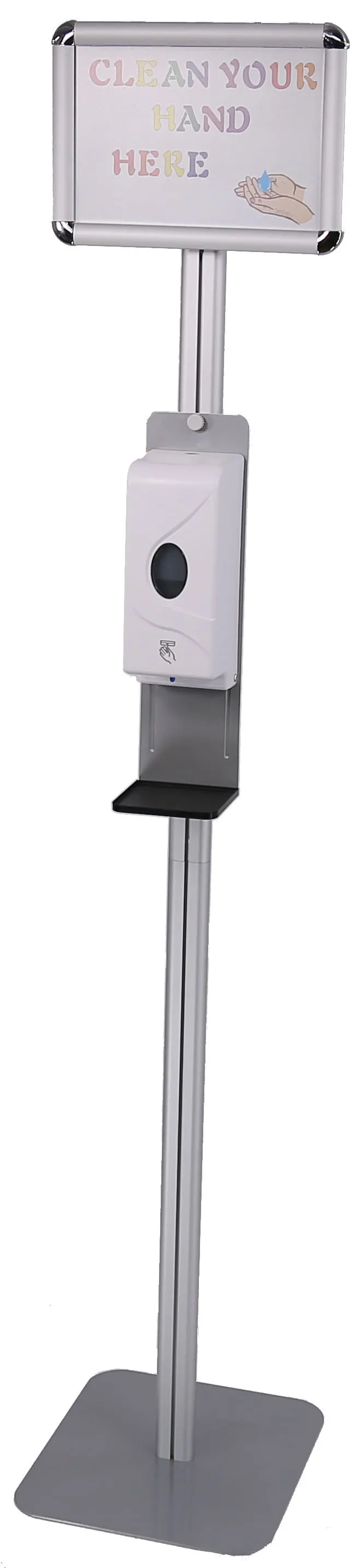 Factory Direct High Quality Automatic Induction Touch Free Soap Dispenser Hand Sanitizer with Stand for Hotel, Market and Public Area