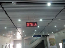 Orange LED digital display clock