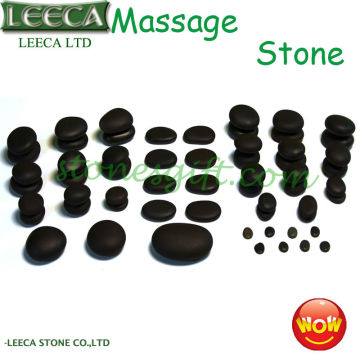 Hot massage stone body therapy device