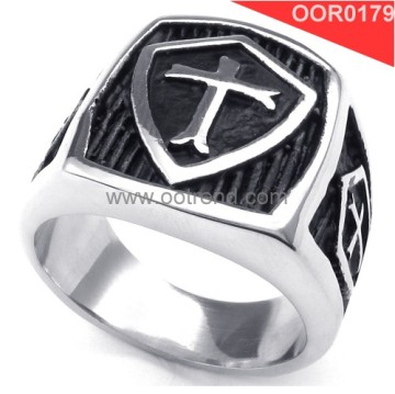 best seller cross rings, stainless steel cross party rings