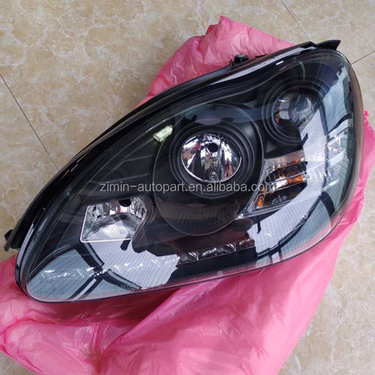 Hot Sale W220 S280 S320 S500 S600 Head Lamp Headlight Car Light 1998 to 05 Black Type