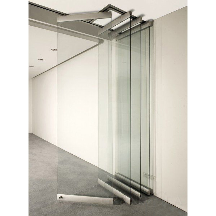 European Style Factory Outlet Frameless Folding Doors Glass