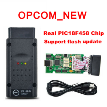HQ OPCOM With Real PIC18F458 OP-COM OBD2 for Opel Diagnostic Tool support reflash update