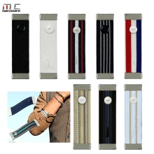Fashion Button French Cuffs Elastic Anti-Slip Cuff Holder for Men