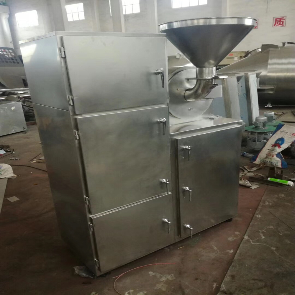 Grinder crushing hammer mill with dust removal bag for hemp cake and hemp residue powder