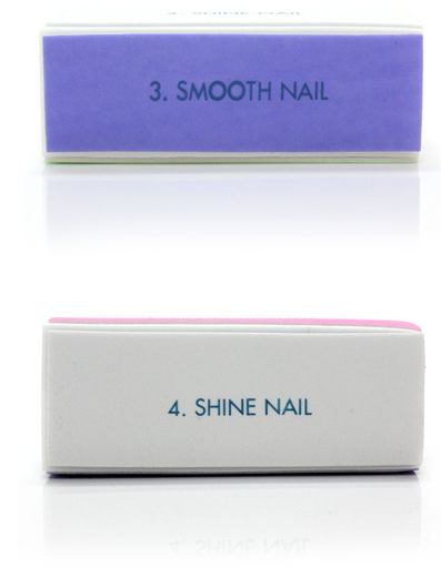 Professional Nail Art Flash Shiner Shine Glosser Nail Polisher Buffer 4 Way Block