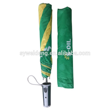 23 inch auto open two folding umbrella