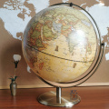 Large 12 inch Vintage World Globe on Stand