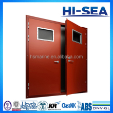 ABS CCS BV Marine A60 Double-Leaf Steel Fire Door for Ship