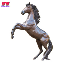 Quality western bronze horse sculpture war vintage sculptures for sale