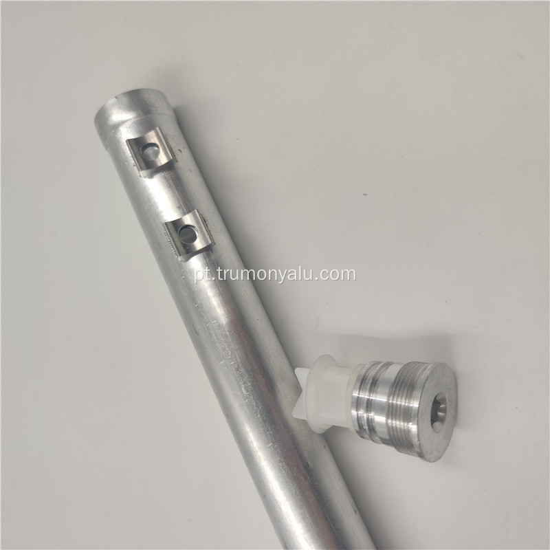 Condensador redondo usado tubo de filtração de alumínio líquido seco