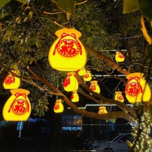 IP65 Waterproof New Year Decorative Lighting Tree for Street and Park