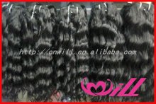 top quality virgin hair weft hair extensions brazilian curly weave virgin non remy hair weave