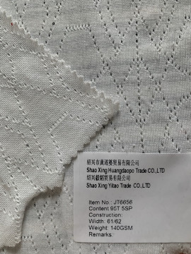 Pinhole Pattern 95%T 5%SP Width 61/62 Fabric