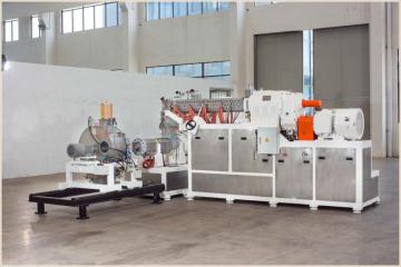 Biodegradable Masterbatches Single Screw Extruder Line