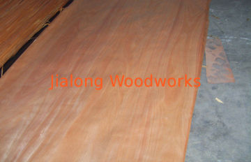 Natural Yellow Okoume Veneer , Rotary Cut Face Veneer