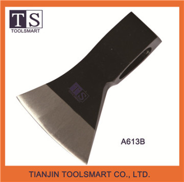 Working kitchen axe head with trapezoid eye