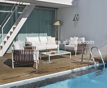 Aluminium garden wicker rattan furniture