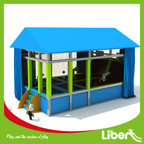 Children outdoor trampoline park