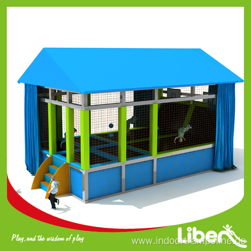 Outdoor children trampoline park