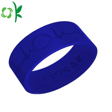 Waterproof Silicone Finger Ring Engraved Engagement Rings