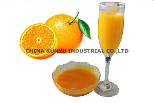 100% natural orange juice concentrate with high quality
