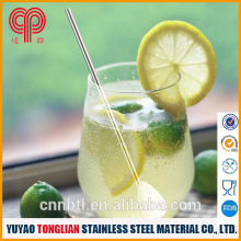 stainless steel straw spoon