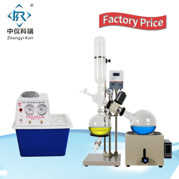 RE-501 Rotary evaporator with vacuum pump and chiller