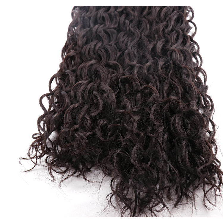 High Temperature Fiber Human Hair Quality French Wave Synthetic Remy Weft Hair Extensions
