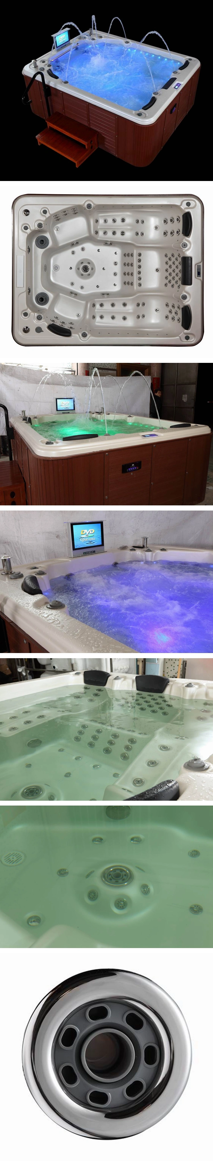 Modern Luxury TV SPA Indoor Hot Tubs Sale 5 Person