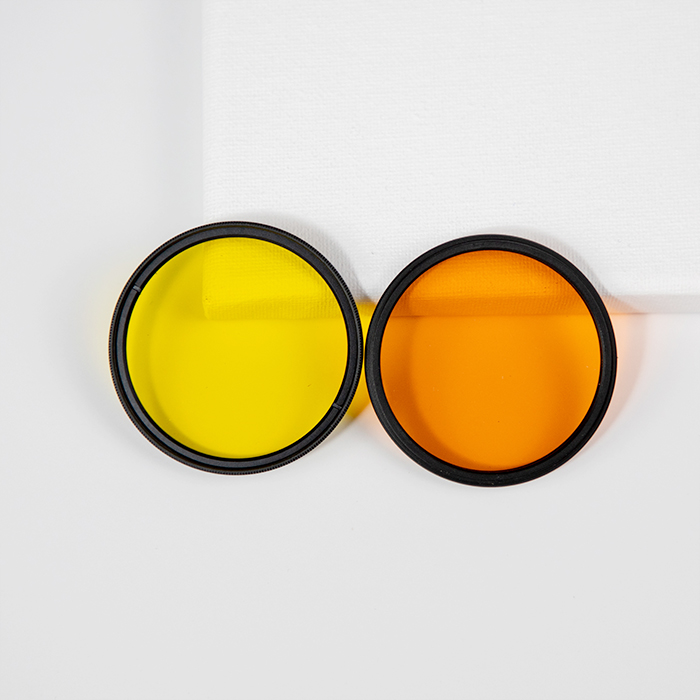 Φακός φίλτρου πορτοκαλιού Orange colored filter lens