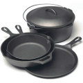 Besi Tuang Dutch Oven Camping Pot