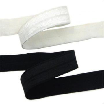 Shiny Trim Polyester Ruffle Elastic Band 5/8"
