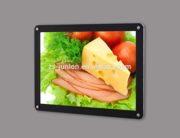 Frameless edge lit lighting advertising acrylic led photo frame