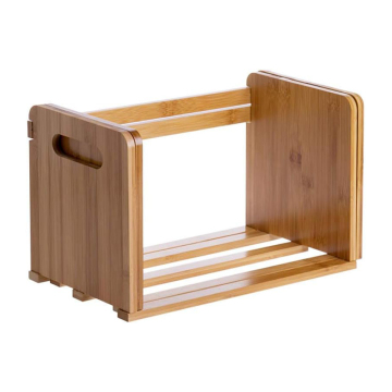 Bamboo Desktop Bookshelf - Freestanding Single Tier Organizer