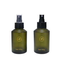 Custom Frosted Glass Bottles 100ml spray glass bottle