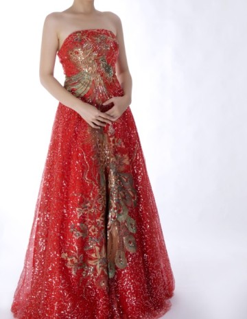 latest style of evening dress