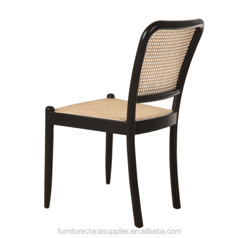 Hot Sale Restaurant Wood Chair Rattan Chair For Dining Room