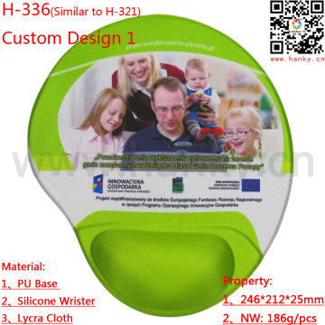 Wholesale Comfortable Promotional Cheap Silicon Gel Mouse Pad With Wrist Rest Custom Gel Wrist Rest Mouse Pads