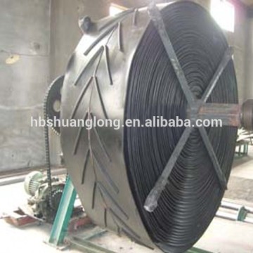 v-profile chevron belts/textile belts/patterned rubber conveyor belts