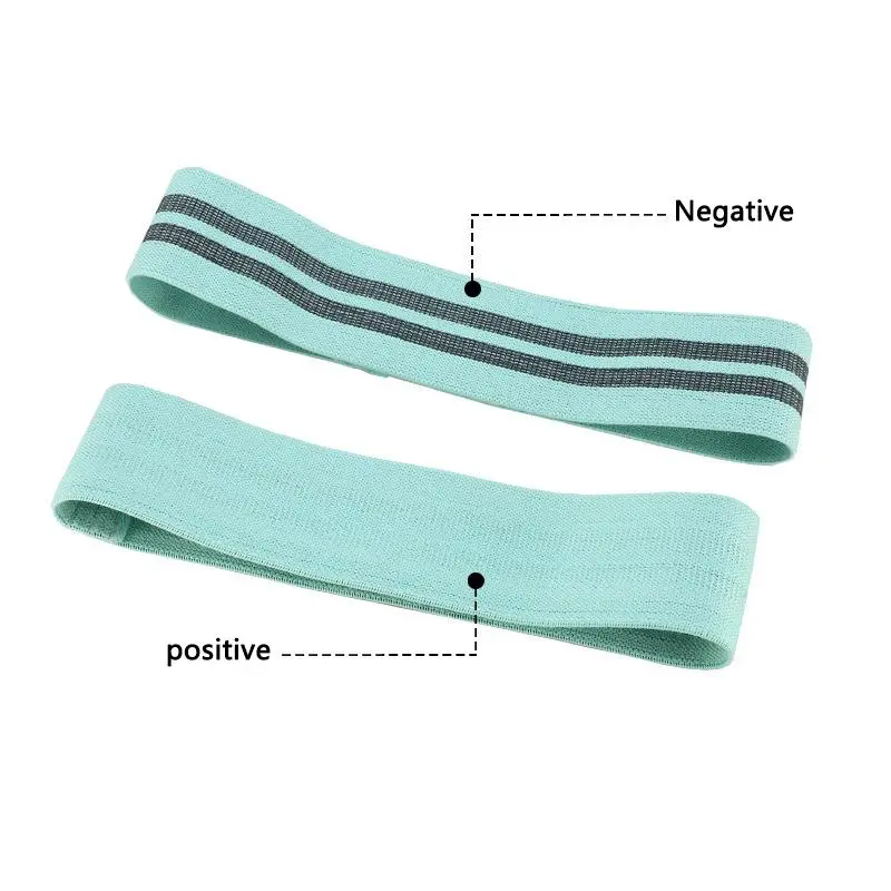 Wholesale Fabric +Latex Resistance Band 3PCS Hip Circle Band with Mesh Bag